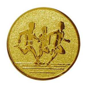 Érembetét 027 arany színű átm.:25 mm - Futás (atlétika)