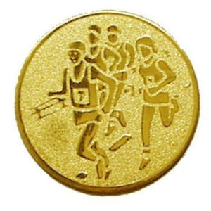 Érembetét 028 arany színű átm.:25 mm - Futás