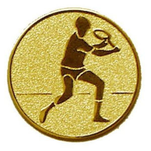 Érembetét 031 arany színű átm.:25 mm - Tenisz