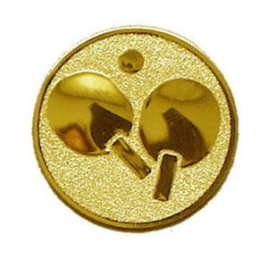 Érembetét 036 arany színű átm.:25 mm - Asztalitenisz