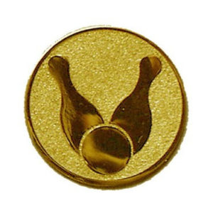 Érembetét 041 arany színű átm.:25 mm - Bowling