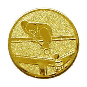 Érembetét 054 arany színű átm.:25 mm - Biliárd