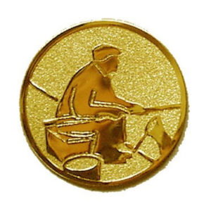 Érembetét 059 arany színű átm.:25 mm - Horgászat