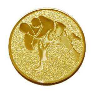 Érembetét 077 arany színű átm.:25 mm - Judo