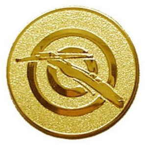 Érembetét 092 arany színű átm.:25 mm - Nyílpuska