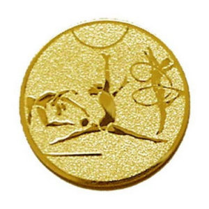 Érembetét 141 arany színű átm.:25 mm - Ritmikus gimnasztika